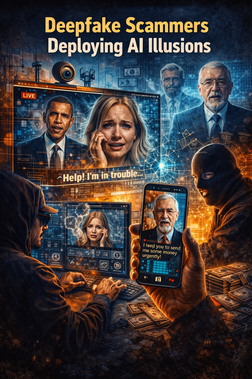 Deepfake scammers deploying AI illusions